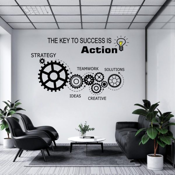 Office Wall Branding Sticker