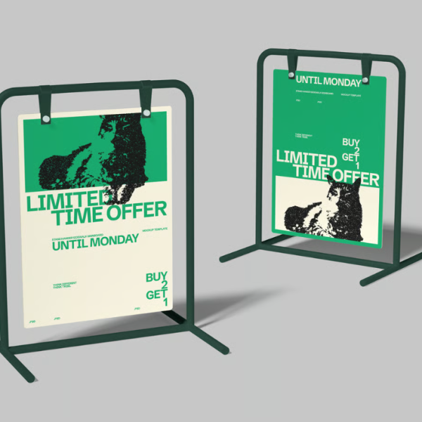 Stand Hanging Poster