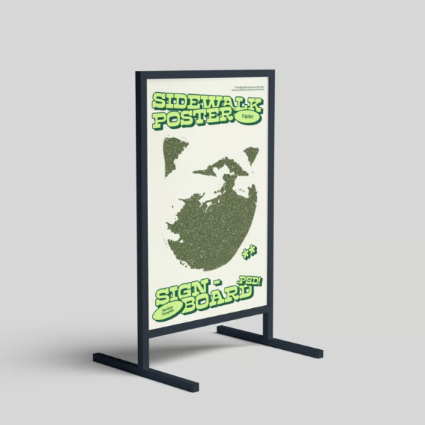 Single Sidewalk Poster